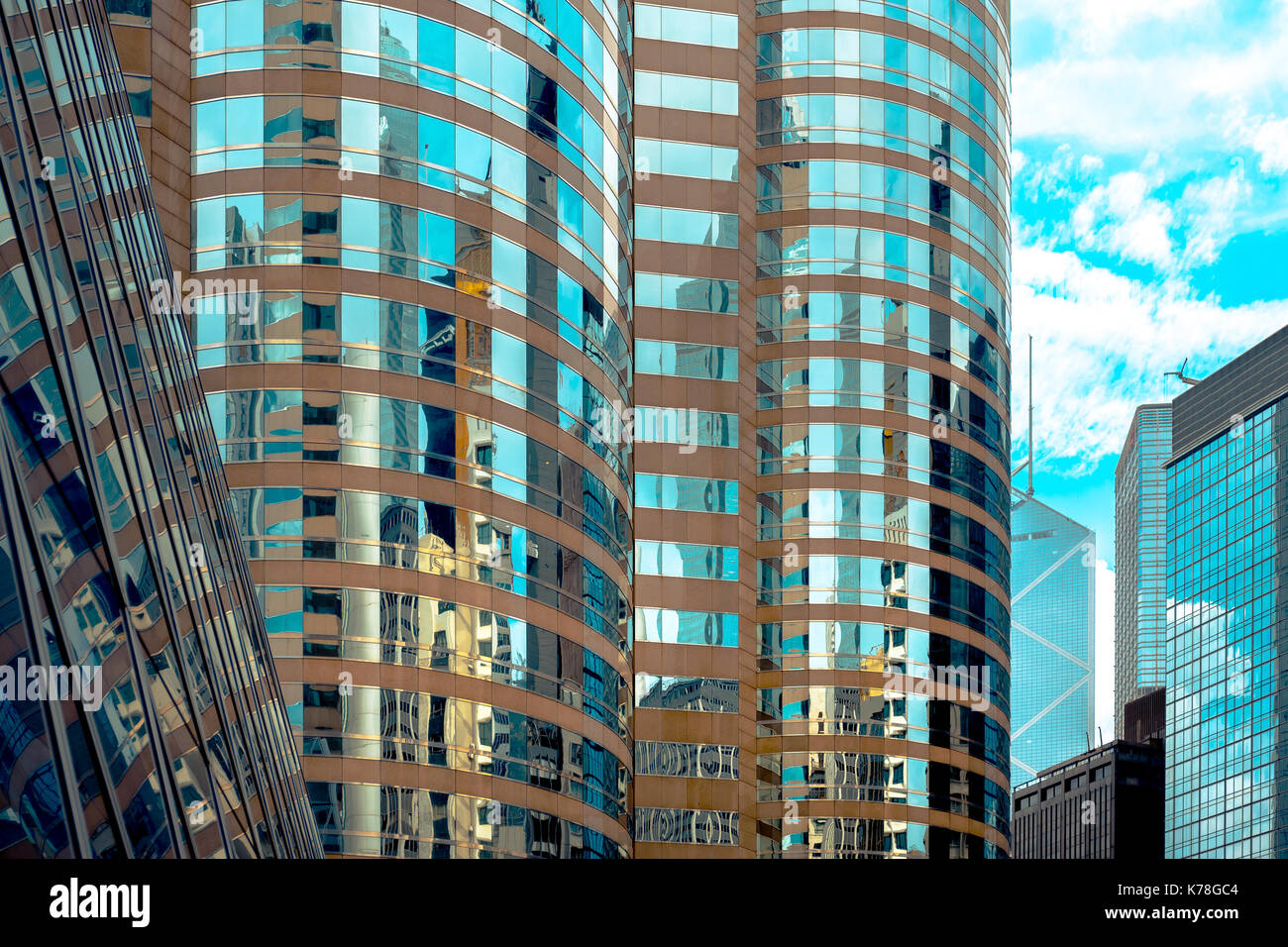 Modern office building detail, glass surface Stock Photo - Alamy