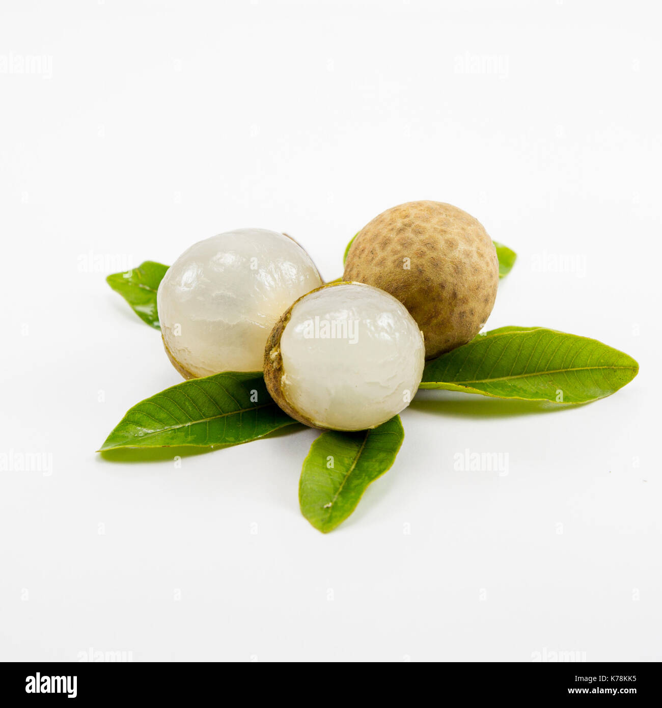 Longan (Dimocarpus longan) on white background Stock Photo - Alamy
