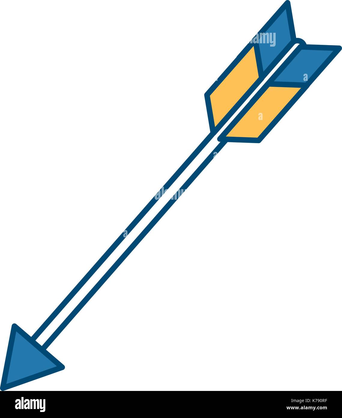 Bow arrow isolated Stock Vector Image & Art - Alamy