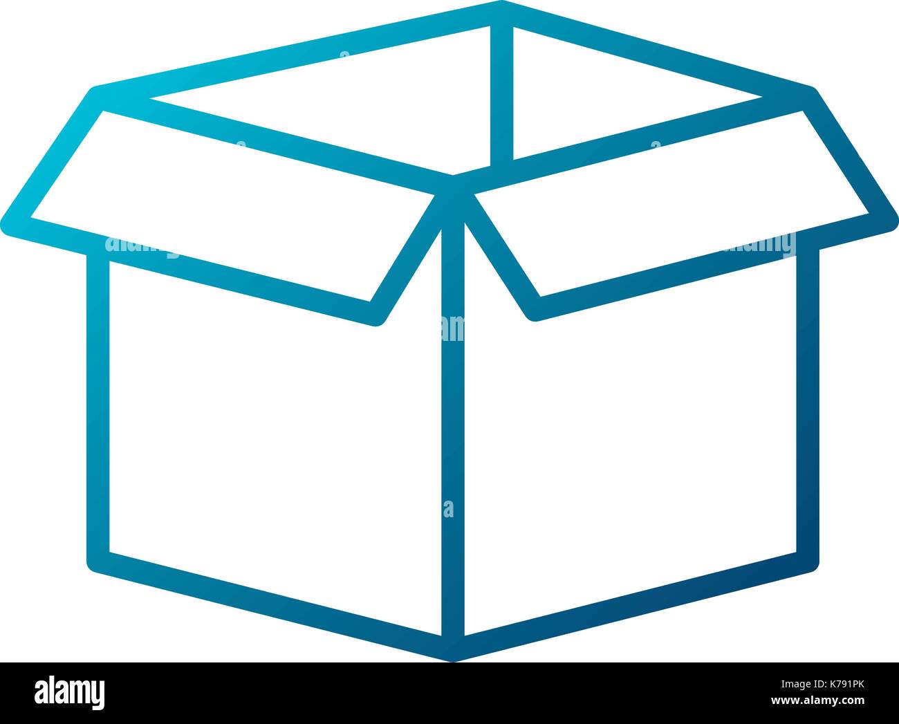 Cardboard box isolated Stock Vector Image & Art - Alamy
