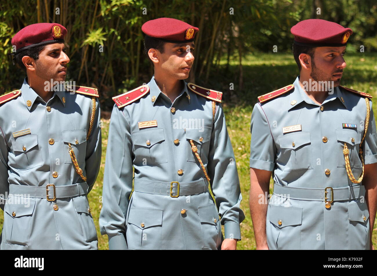 Emirati trainees at ENSP, Higher French National Police School, Saint