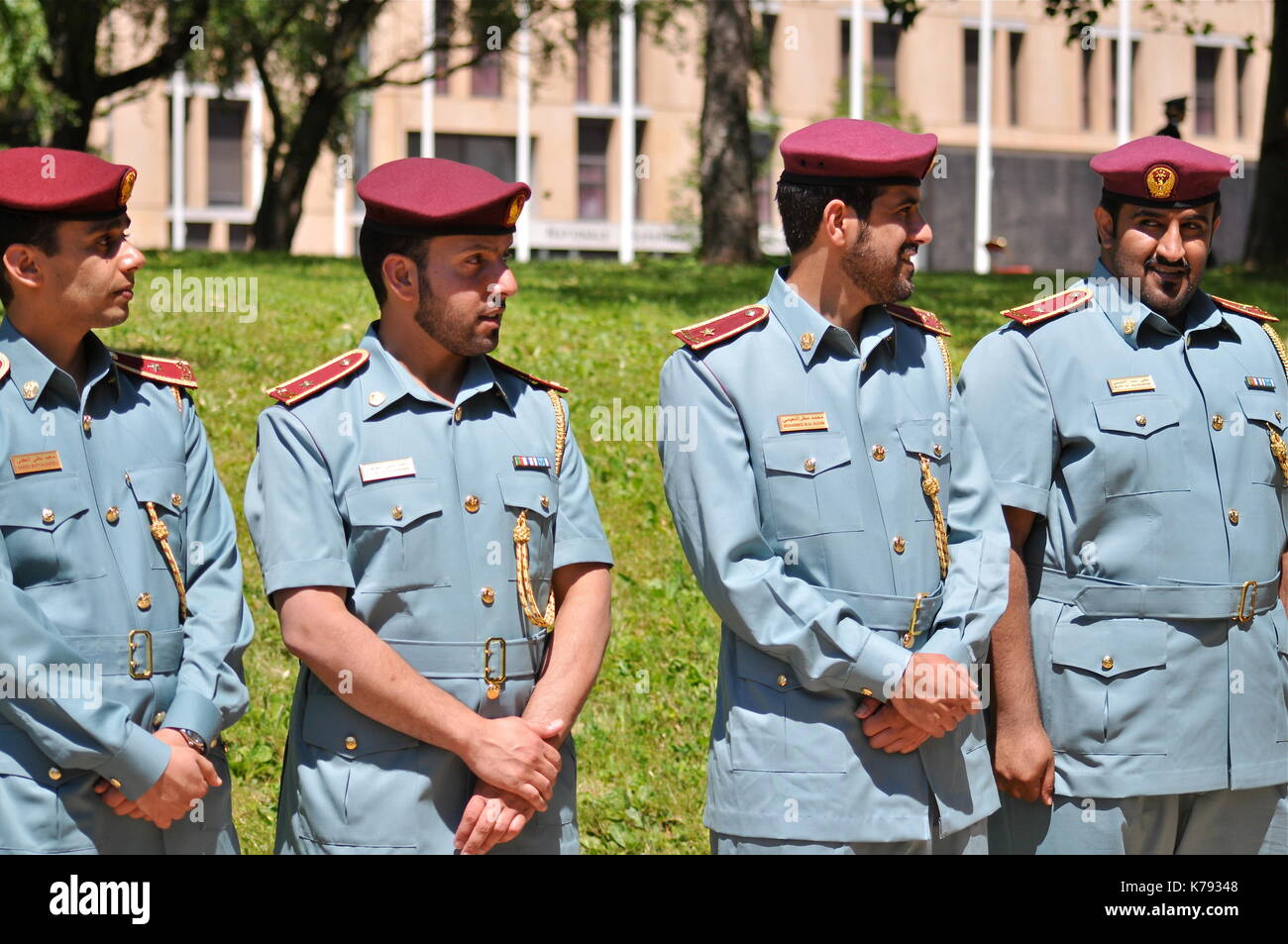 Emirati trainees at ENSP, Higher French National Police School, Saint