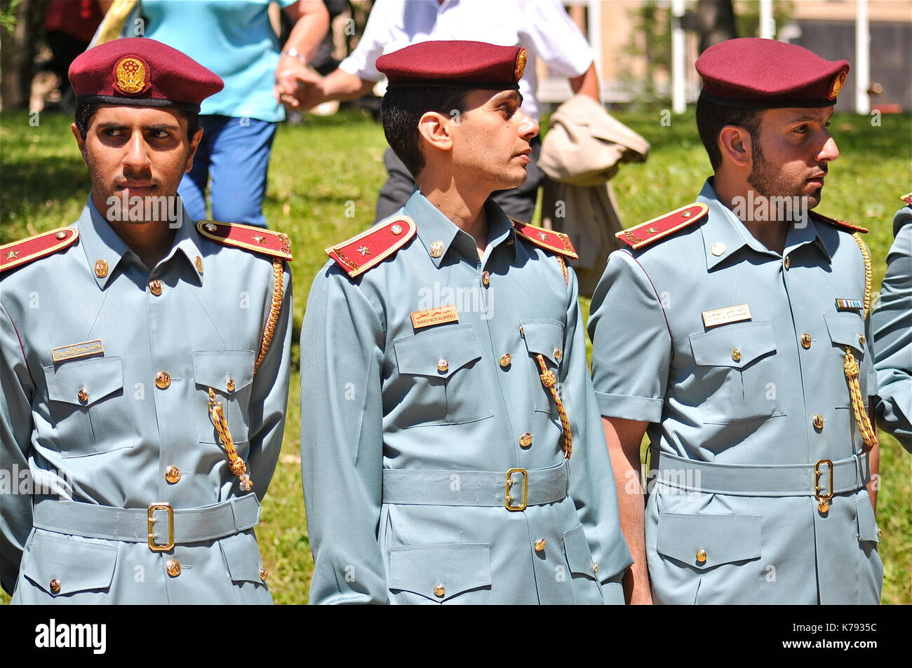 Emirati trainees at ENSP, Higher French National Police School, Saint