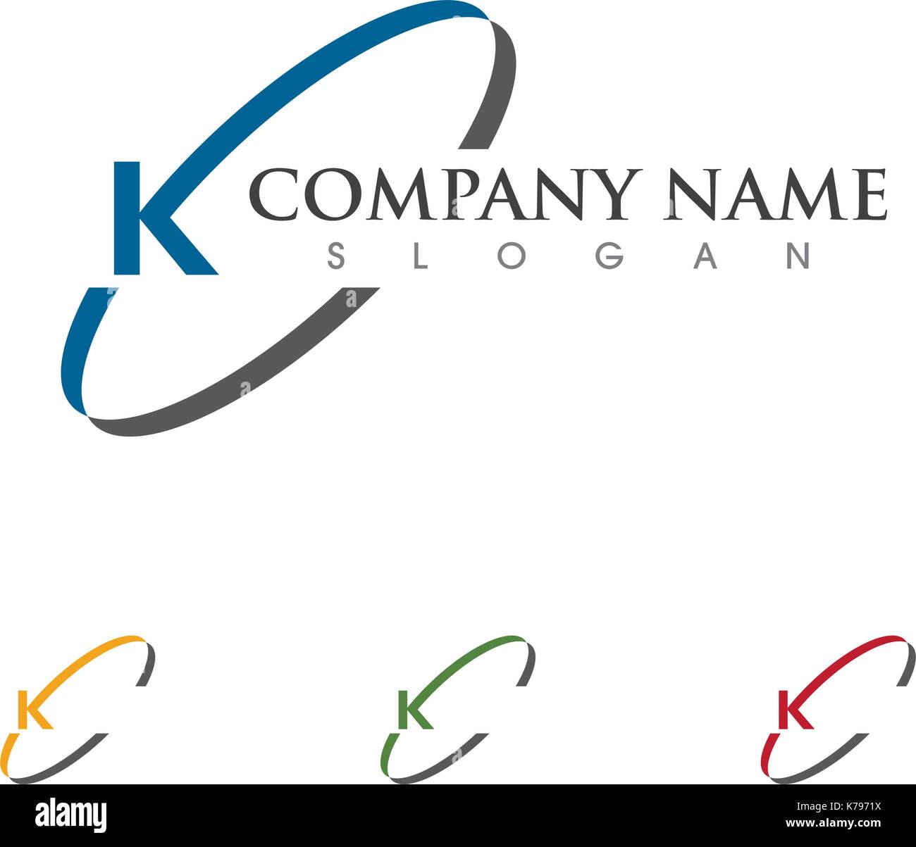 K Letter Arrows vector illustration icon Logo Template design Stock ...