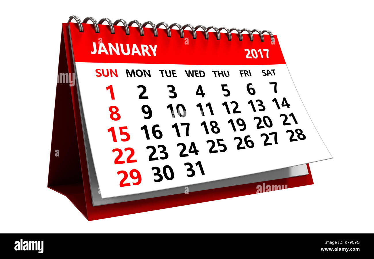 January 17 Calendar High Resolution Stock Photography And Images Alamy