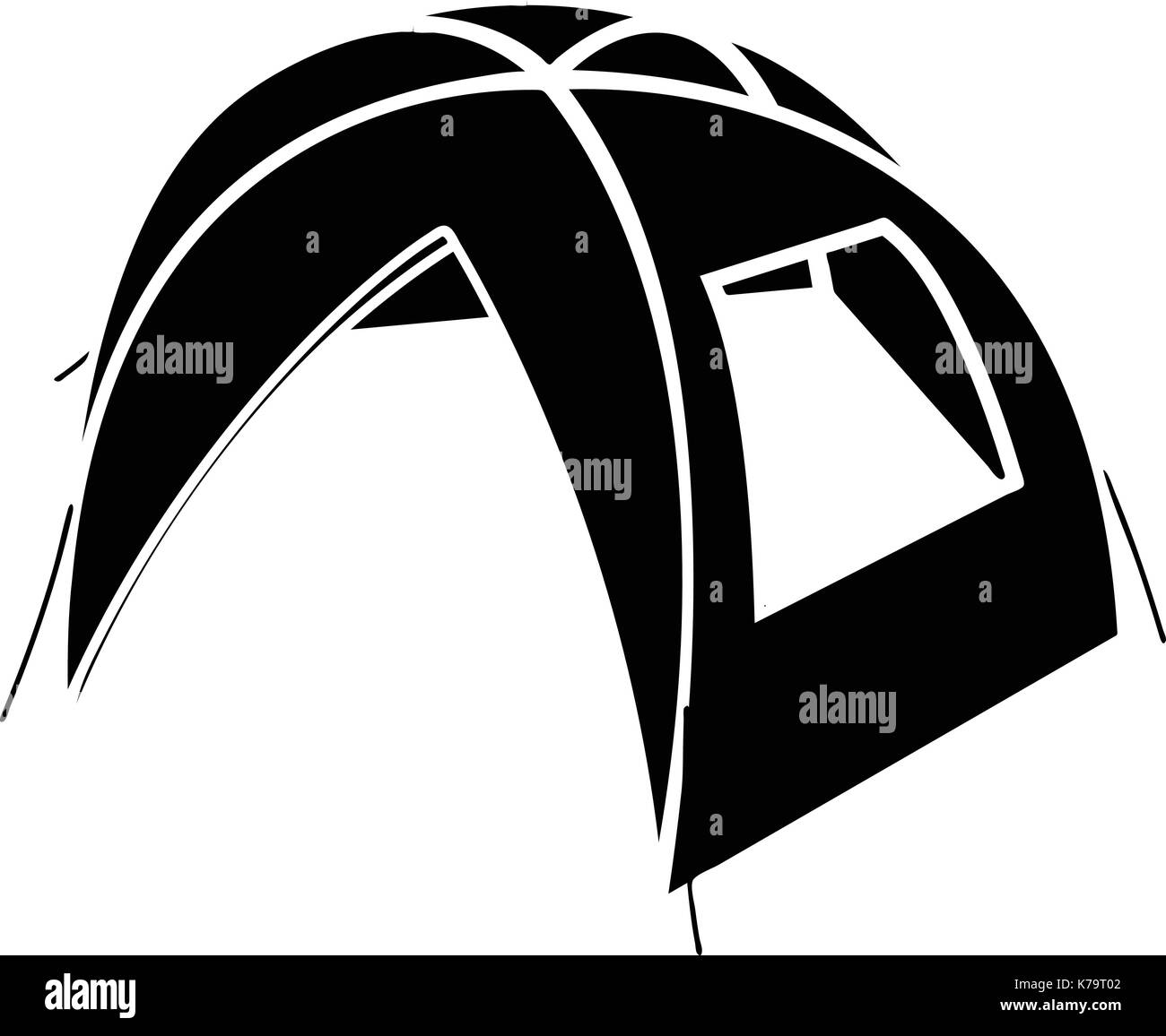 New tent icon, simple style Stock Vector Image & Art - Alamy