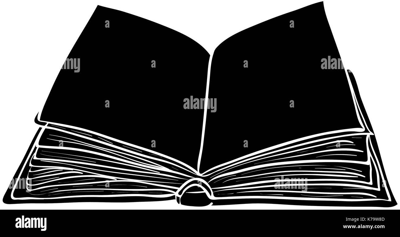 open book vector symbol icon design. Beautiful illustration isolated on  white background Stock Photo - Alamy