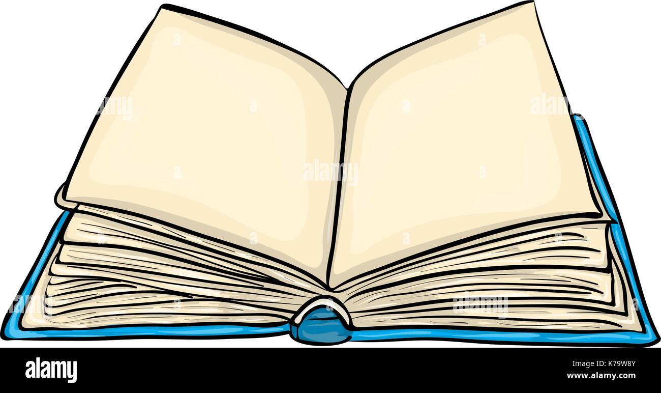 Cartoon open book hi-res stock photography and images - Alamy