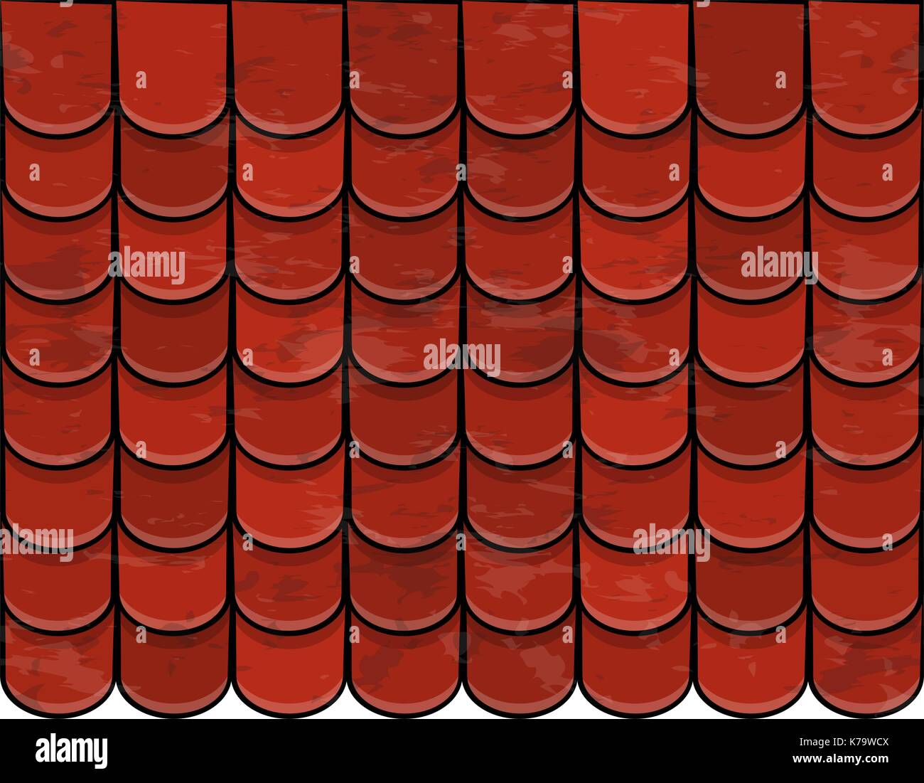 roof tiles texture beautiful banner wallpaper design illustration Stock