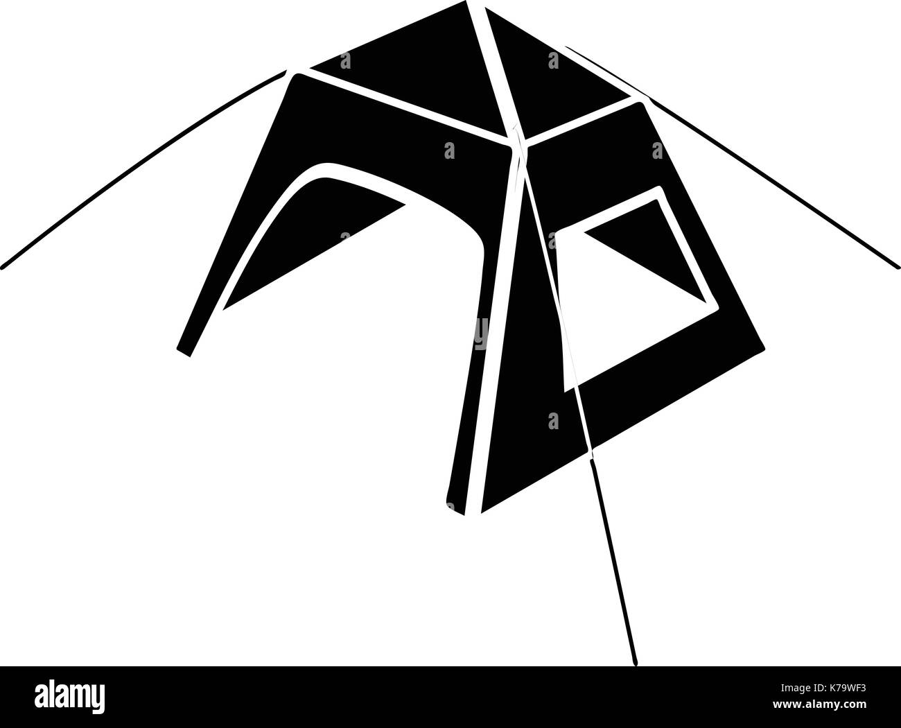 Kid tent icon, simple style Stock Vector Image & Art - Alamy