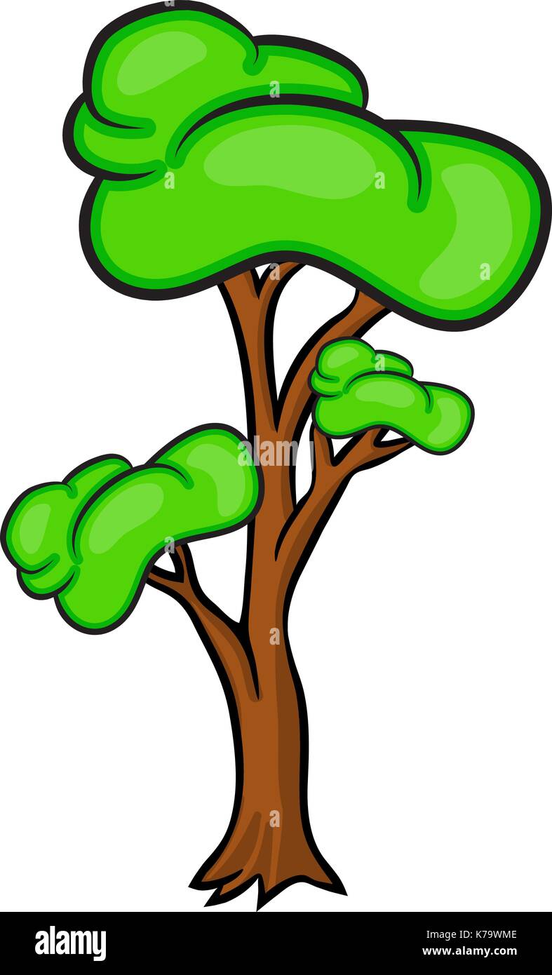 cartoon tree vector symbol icon design. Beautiful illustration isolated ...