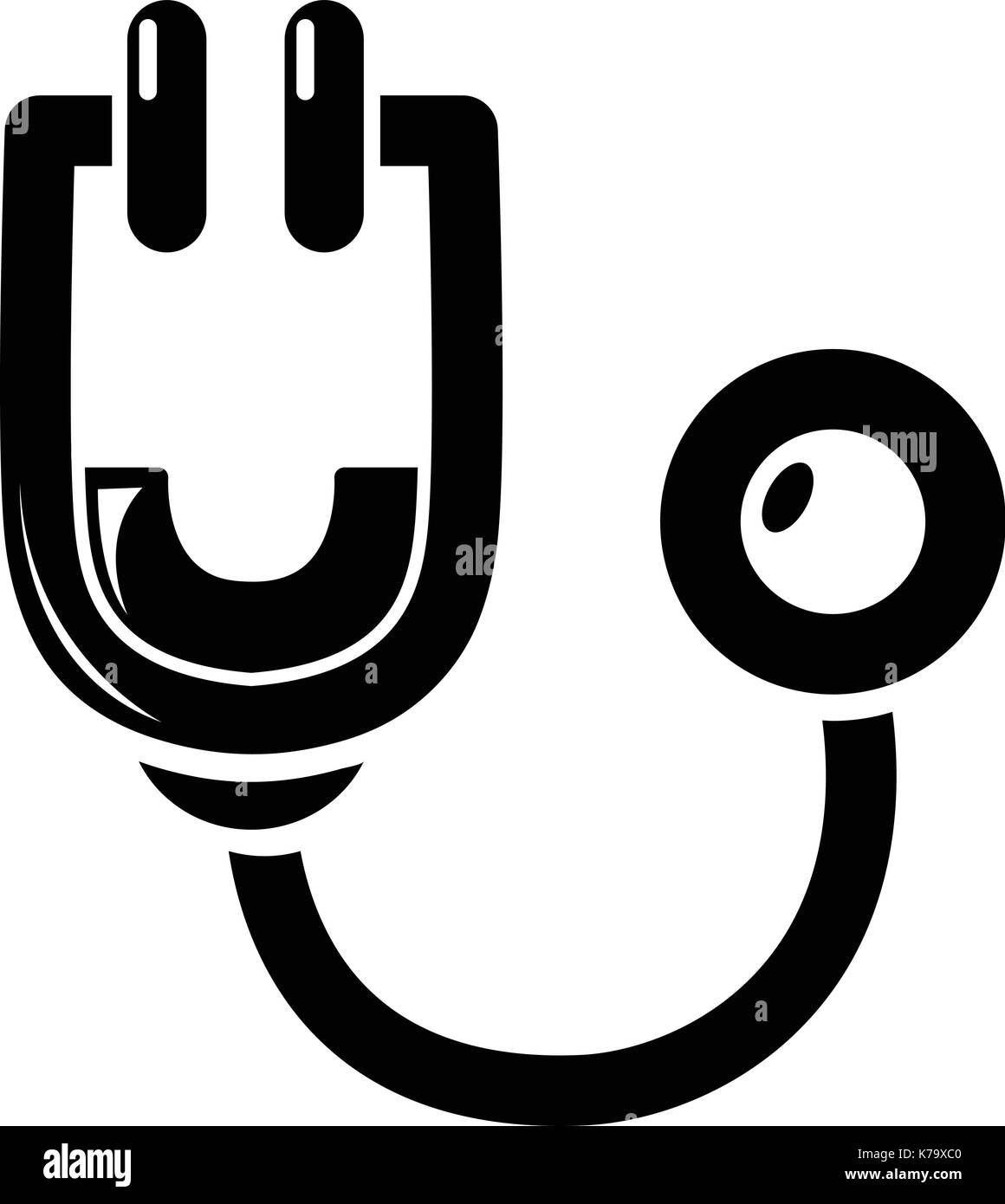 Stethoscope icon , simple style Stock Vector Image & Art - Alamy