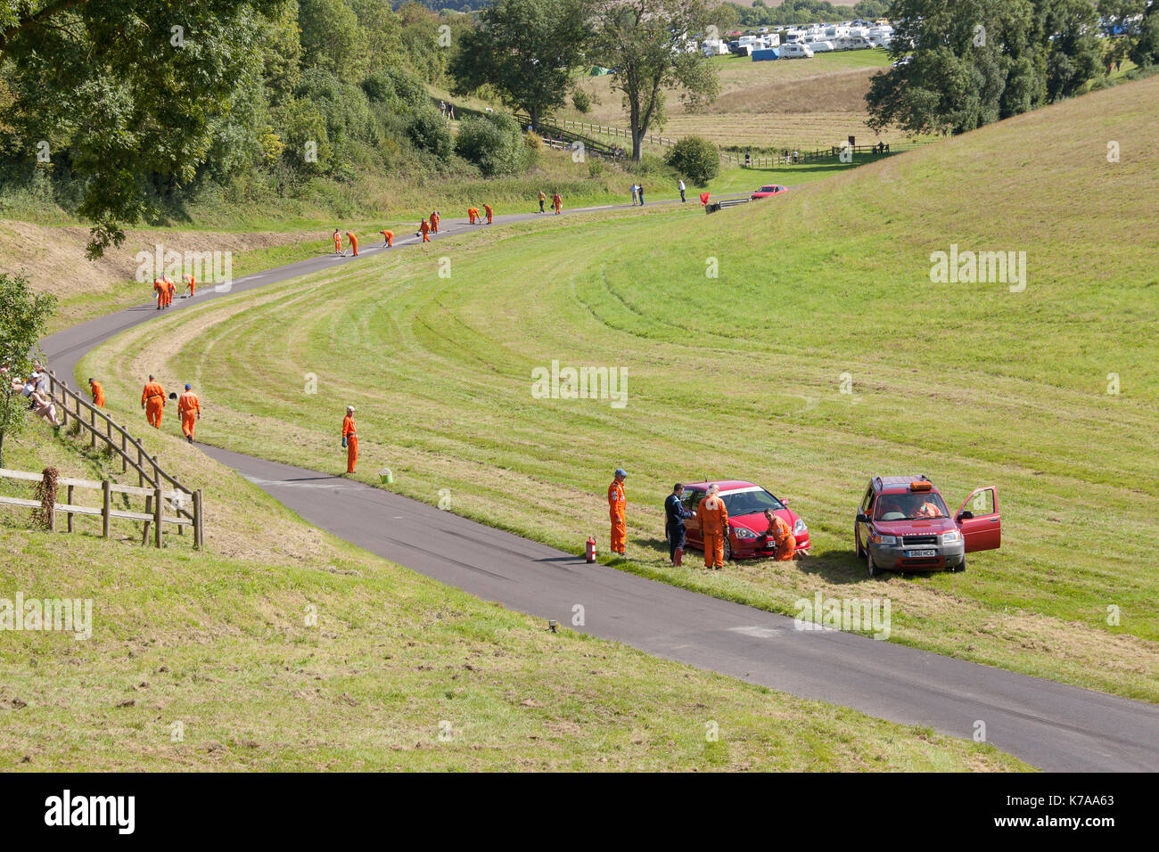 Gurston Down Hill Climb Wiltshire High Resolution Stock Photography and