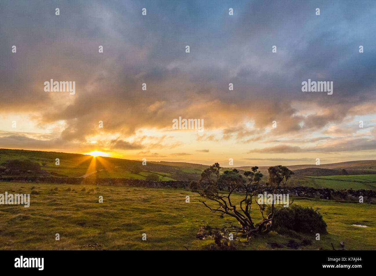 Two Bridges, Dartmoor, Devon, UK. 15th Sep, 2017. UK Weather. Another