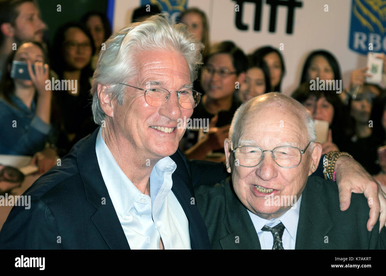 Toronto, Canada. 15th Sep, 2017. Richard Gere and his father Homer ...