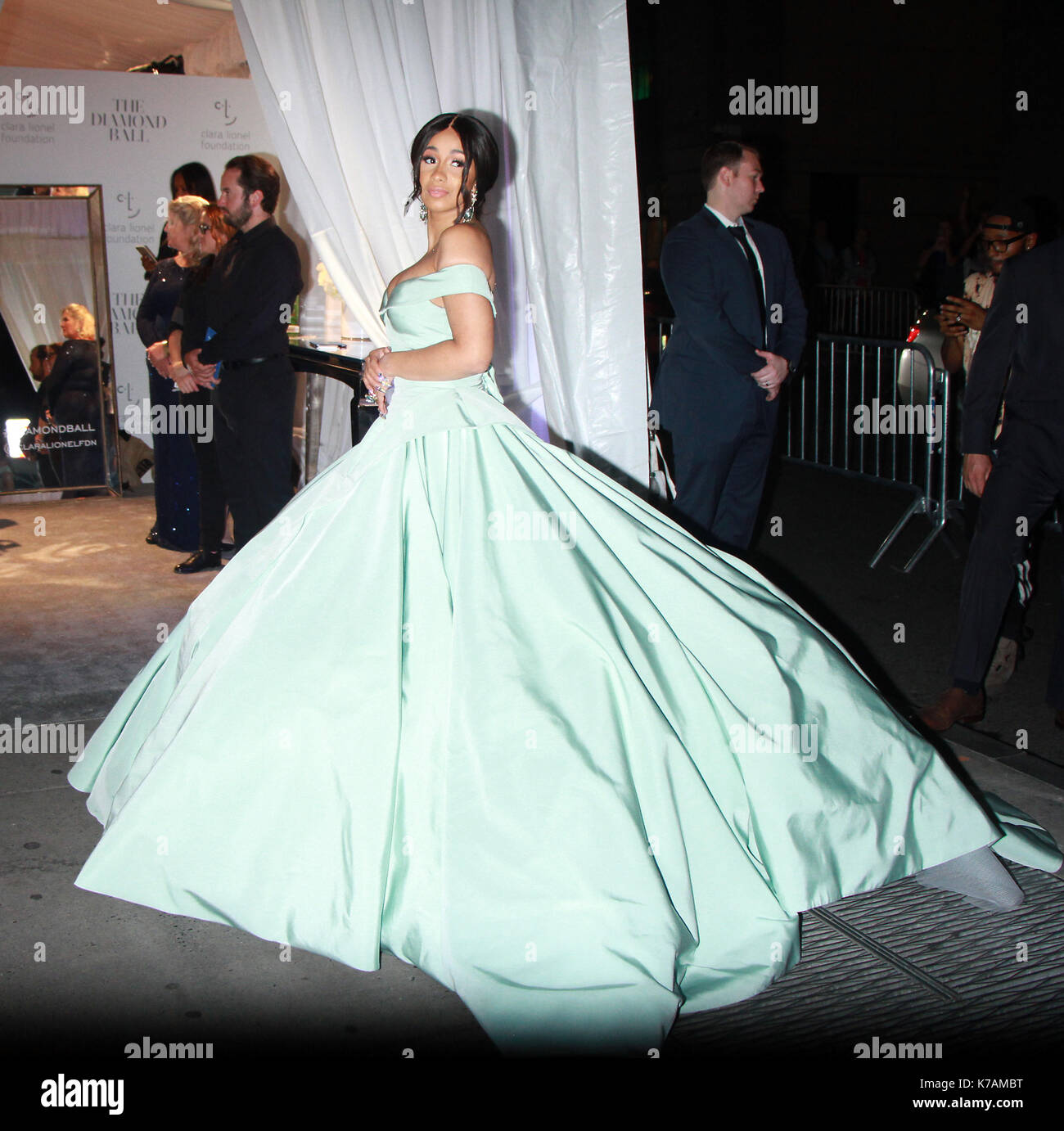 Cardi b diamond ball gown 2025