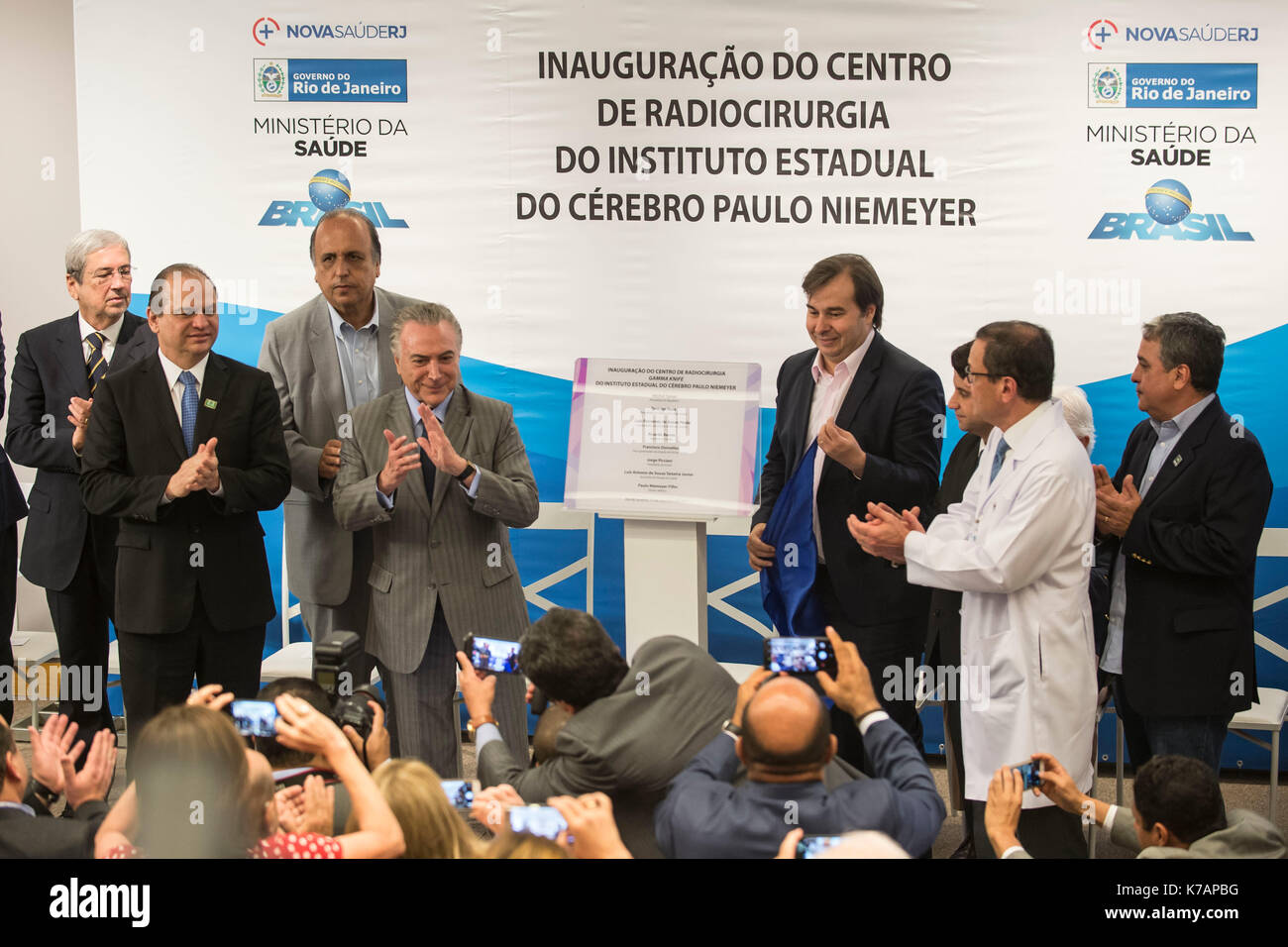xxxx during Inauguration at the radiosurgery center of the State Brain Institute (IEC), in the