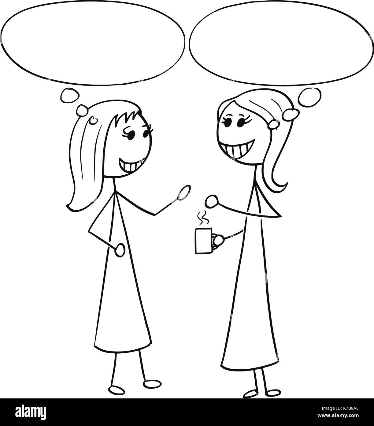 Cartoon stick man illustration of two women pair business people talking or chatting with empty speech bubbles balloons Stock Vector Image & Art - Alamy Cartoon stick man illustration of two women pair business people talking or chatting with empty speech bubbles balloons Stock Vector Image & Art - Alamy