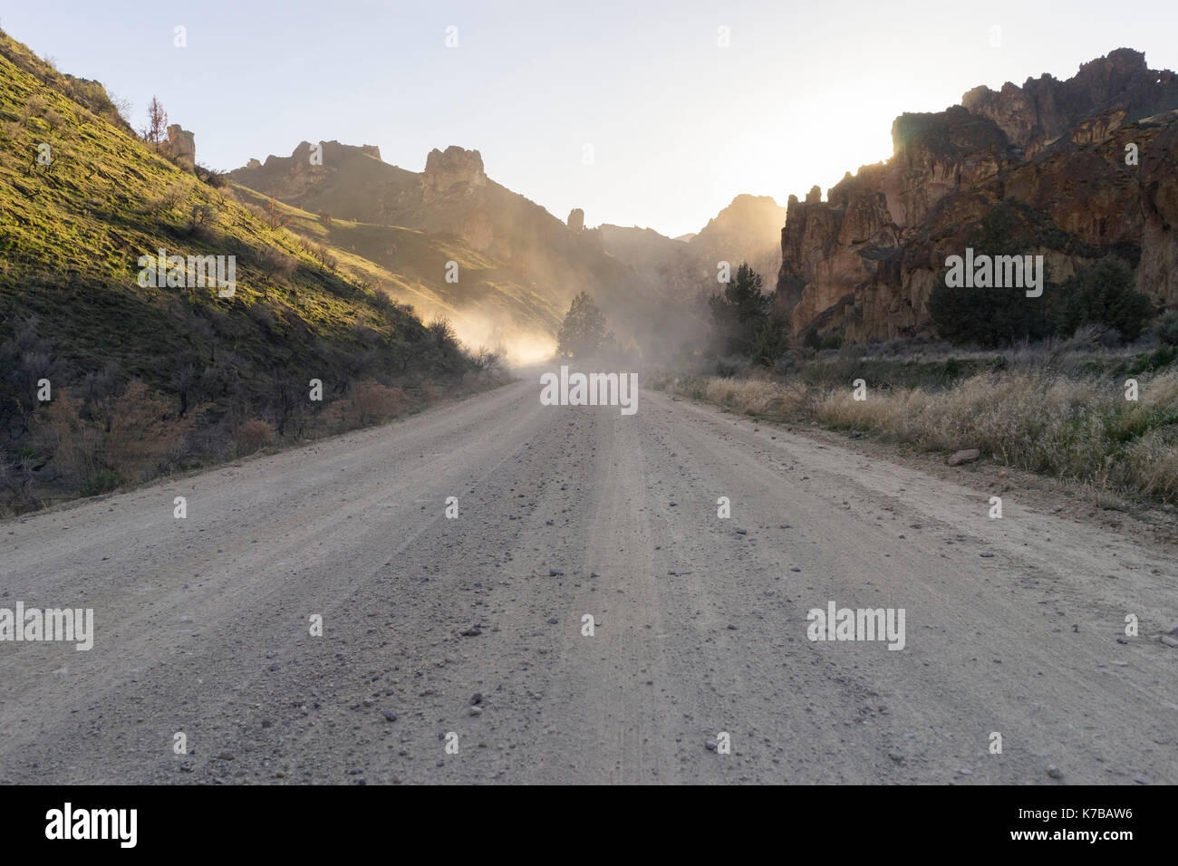 Dirt road amidst hi-res stock photography and images - Alamy