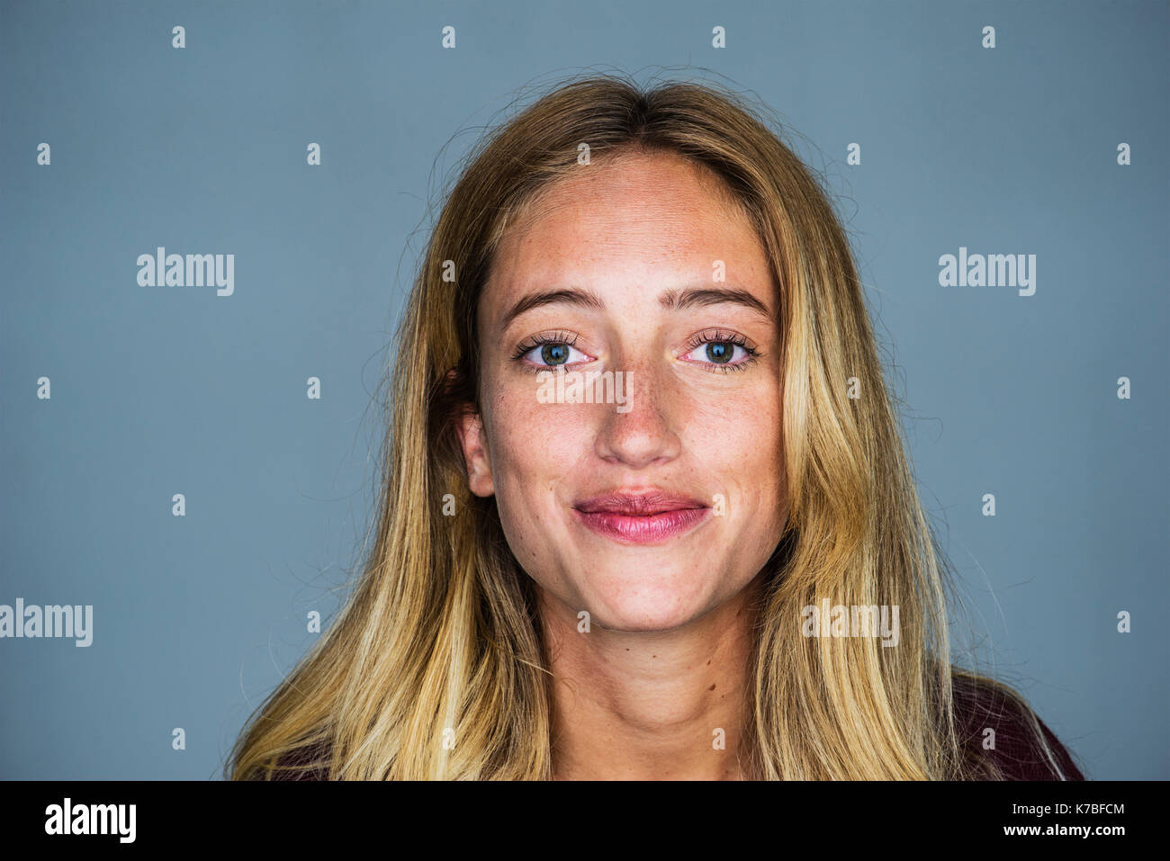 Laughing young woman cut hi-res stock photography and images - Alamy
