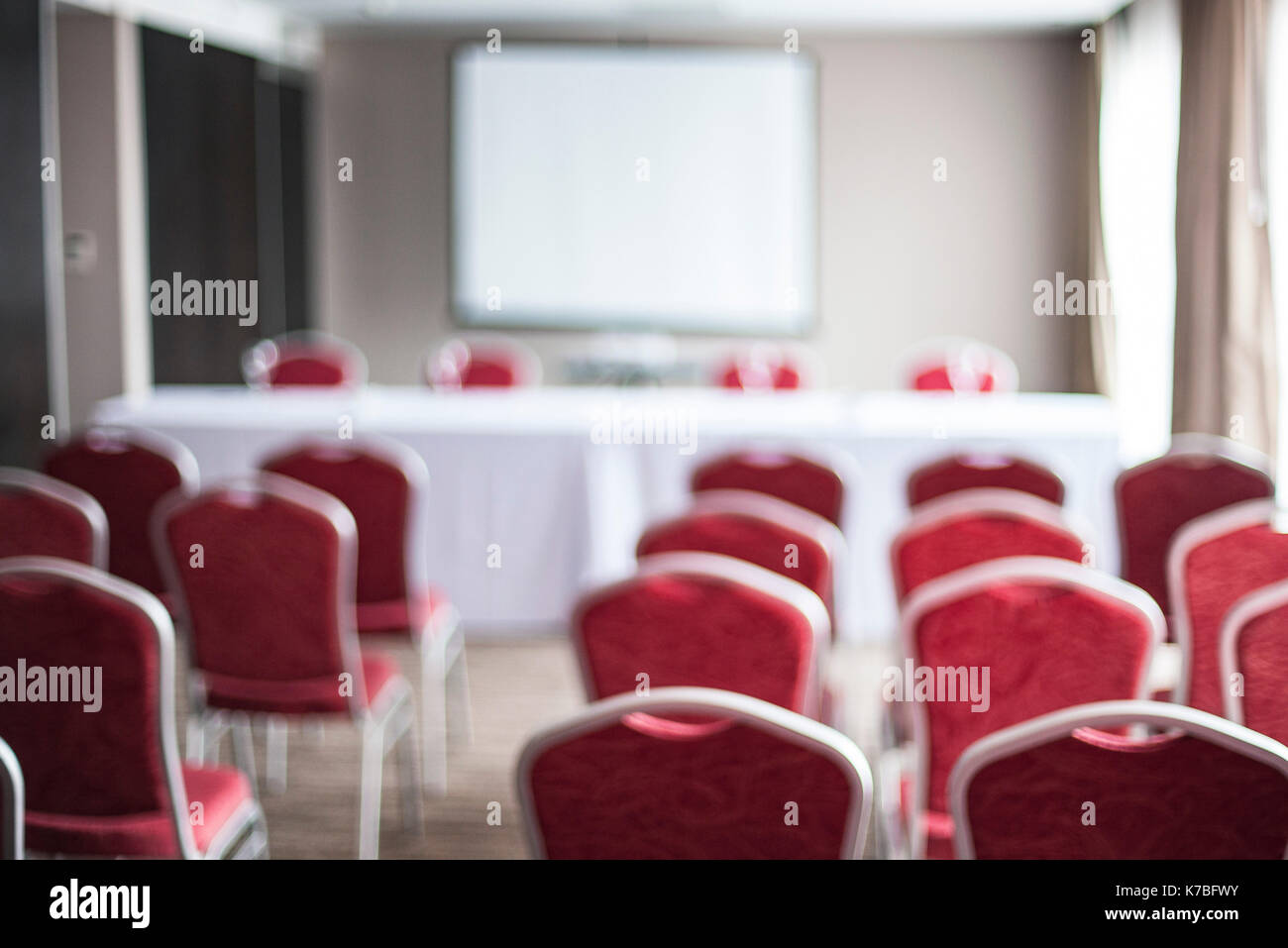 Empty conference room Stock Photo