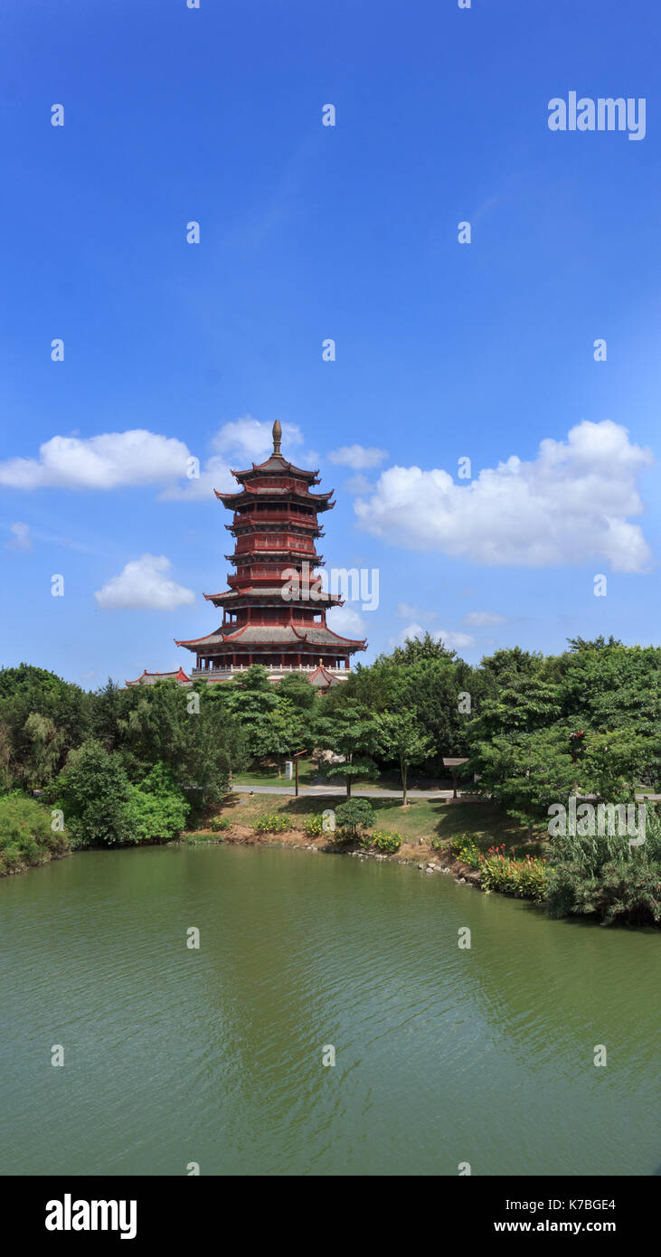 Xinglin Pavilion, Tower Stock Photo