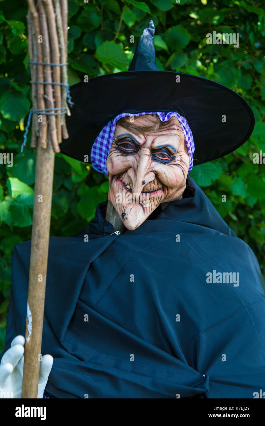 Ugly witch Stock Photo