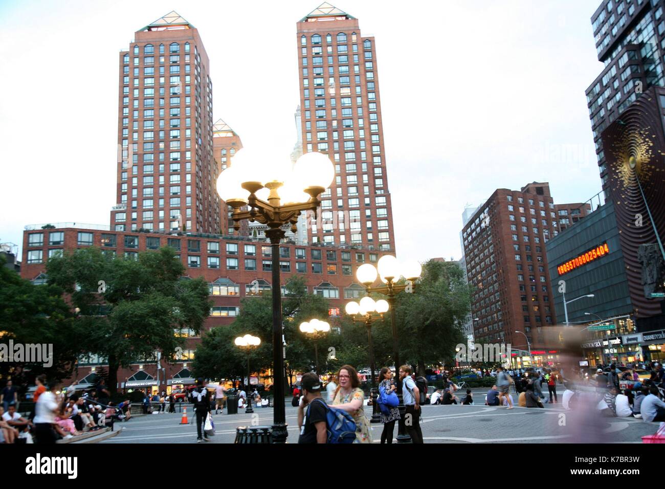 New York, US. 15th Feb, 2017. The Union Square Metronome is an unusual