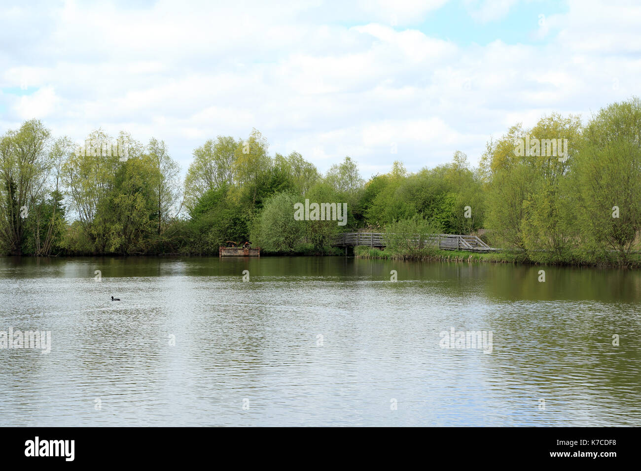 Etangs de Romelaere (ponds) nature reserve (La Grange Reserve) at Clairmarais outside St Omer Etangs de Romelaere (ponds) nature reserve (La Grange Reserve) at Clairmarais outside St Omer