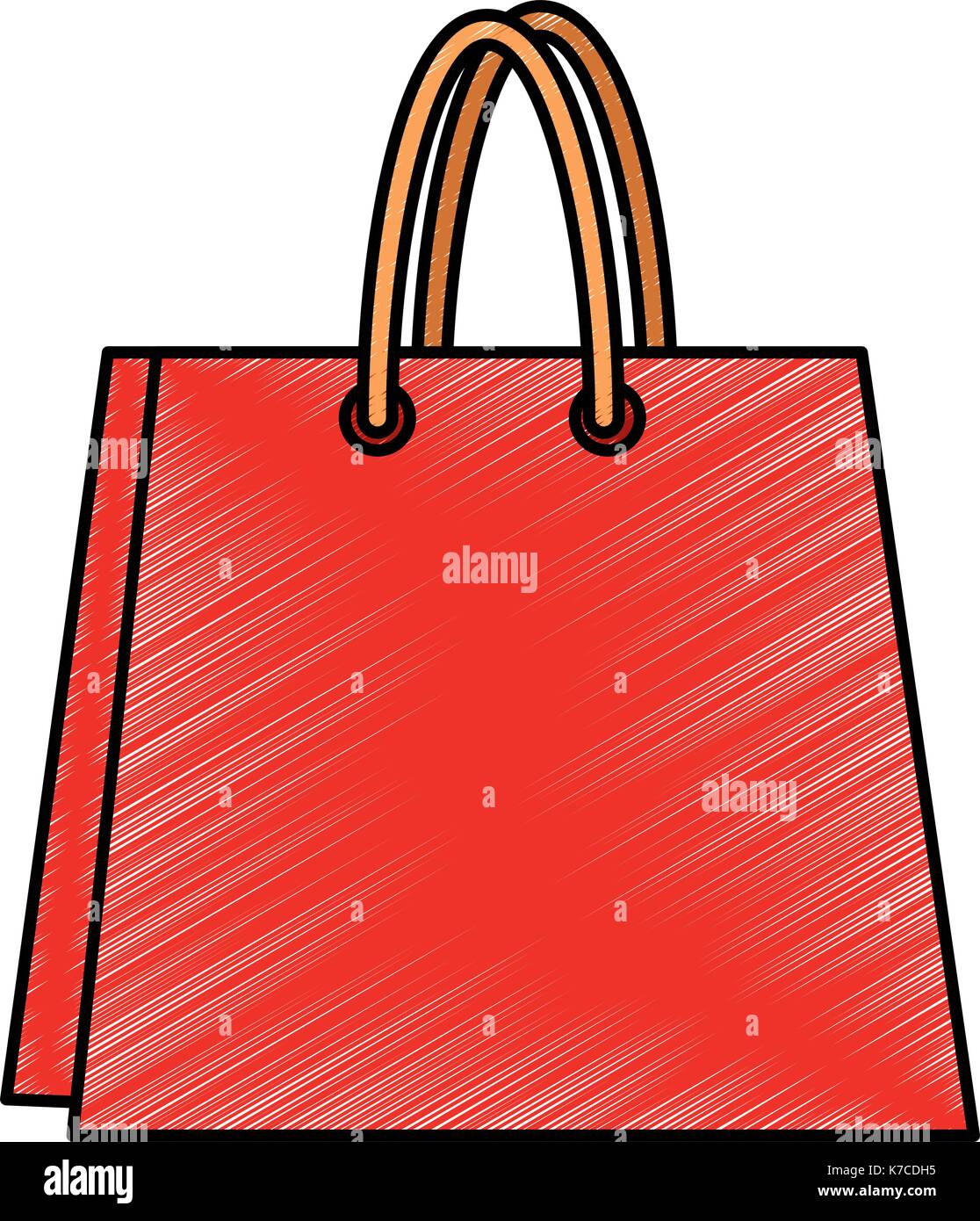 shopping bag isolated icon Stock Vector Image & Art - Alamy