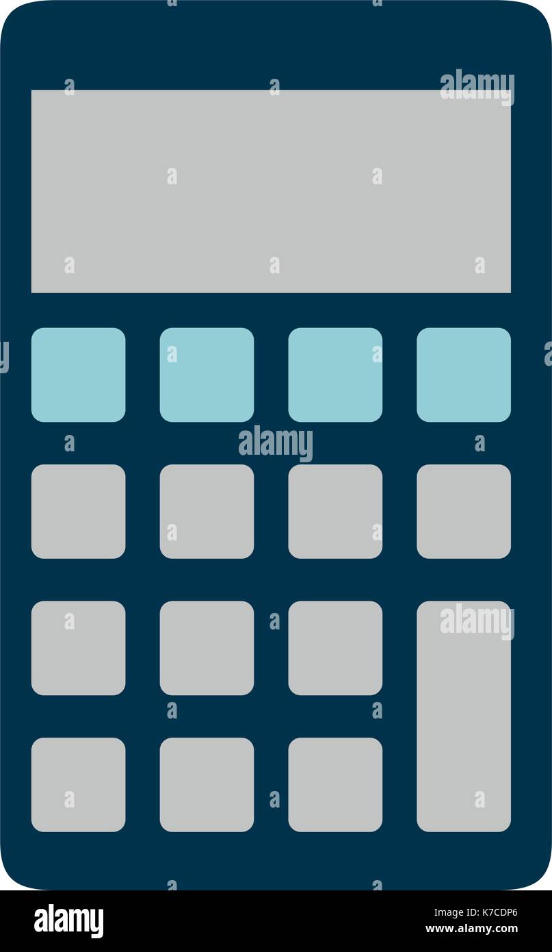calculator math isolated icon Stock Vector Image & Art - Alamy