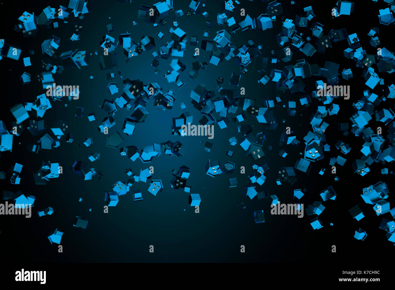 3d rendering of abstract particle background Stock Photo - Alamy