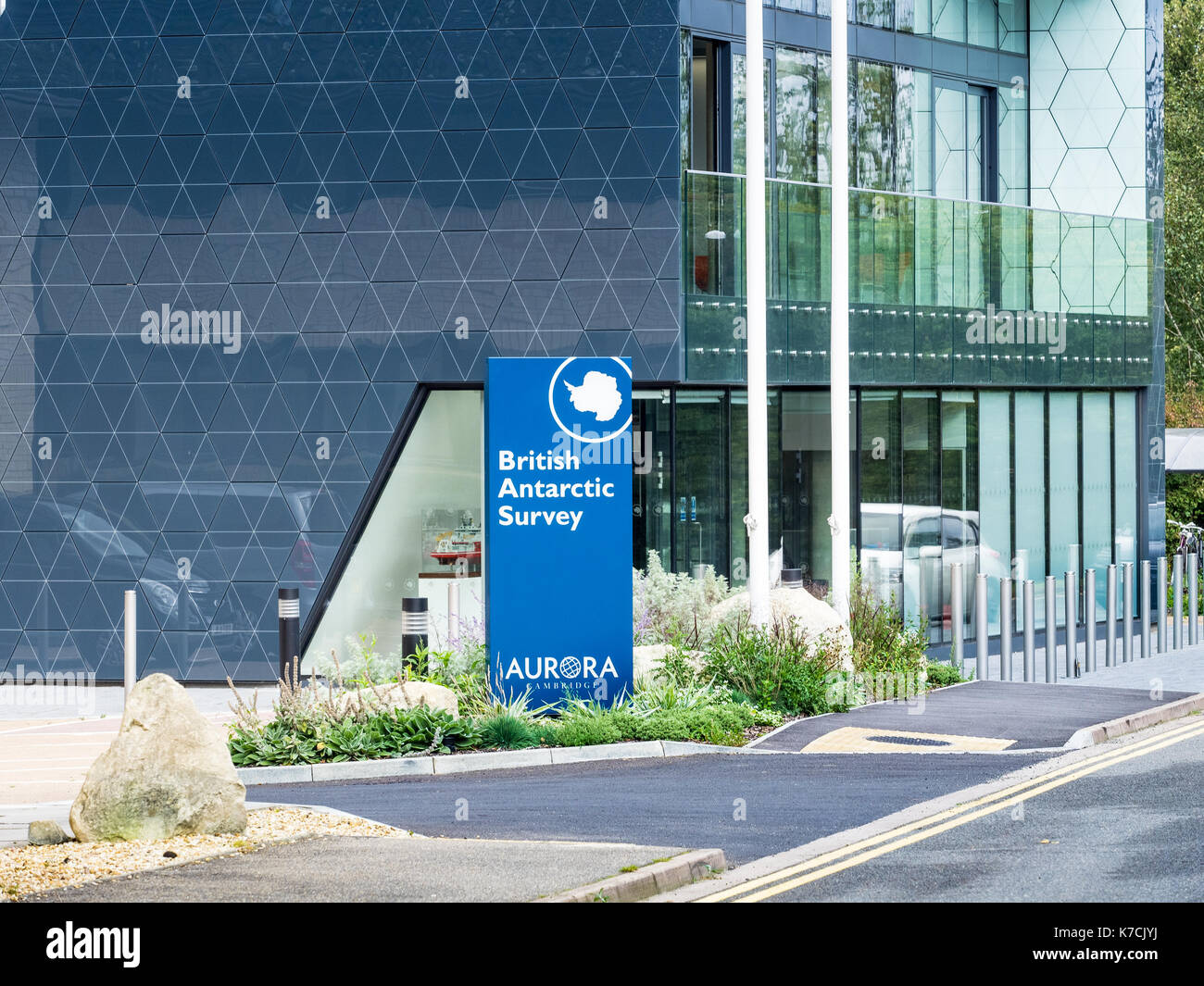 British Antarctic Survey Headquarters on High Cross, Madingley Road  Cambridge UK. British Antarctic Survey HQ Cambridge. BAS Cambridge Stock  Photo - Alamy