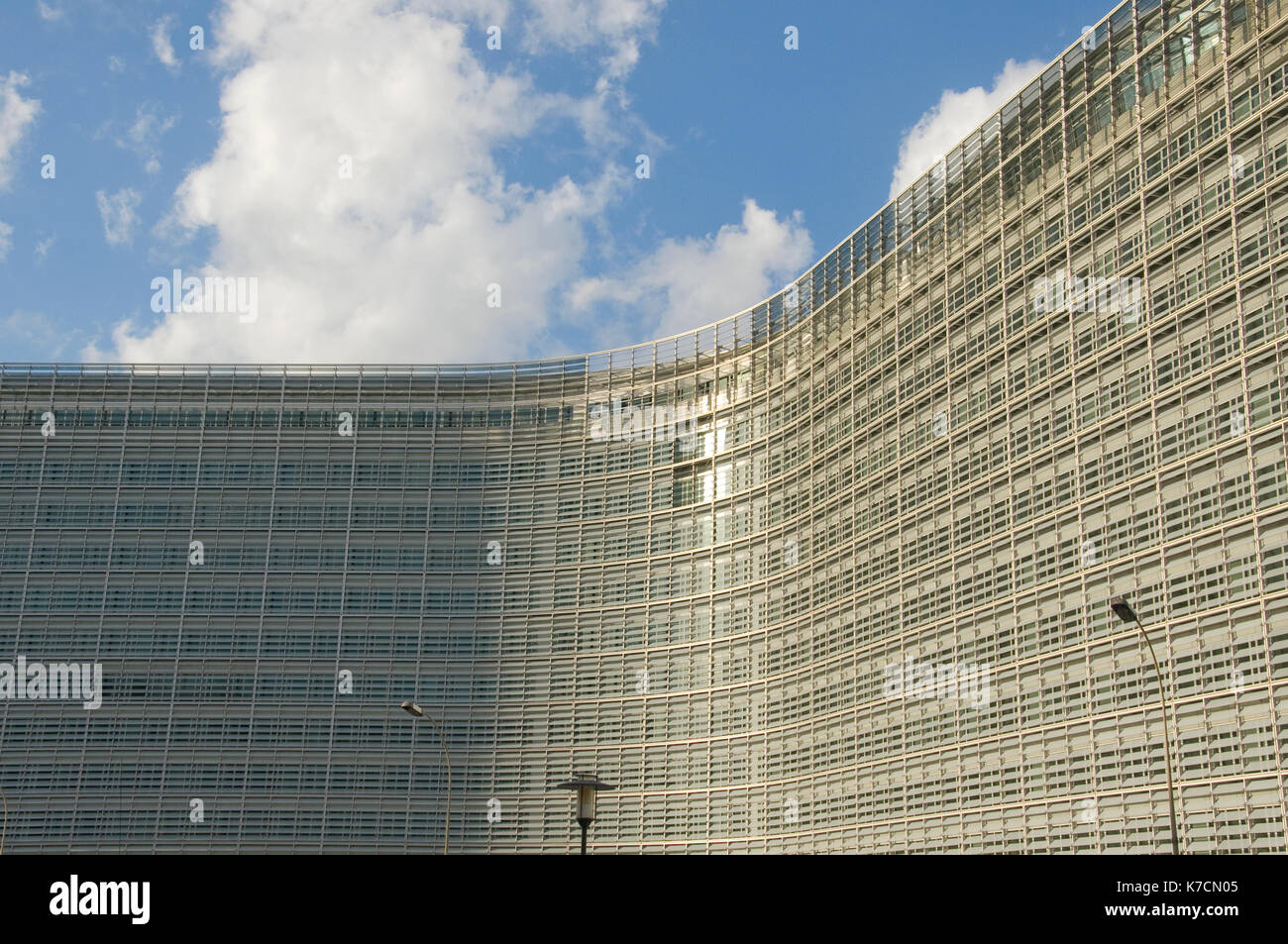 The Berlaymont Building in Brussels, Belgium Stock Photo