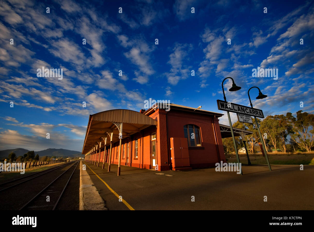 Historic Wallangarra Railway Station, QLDNSW Border Stock Photo Alamy