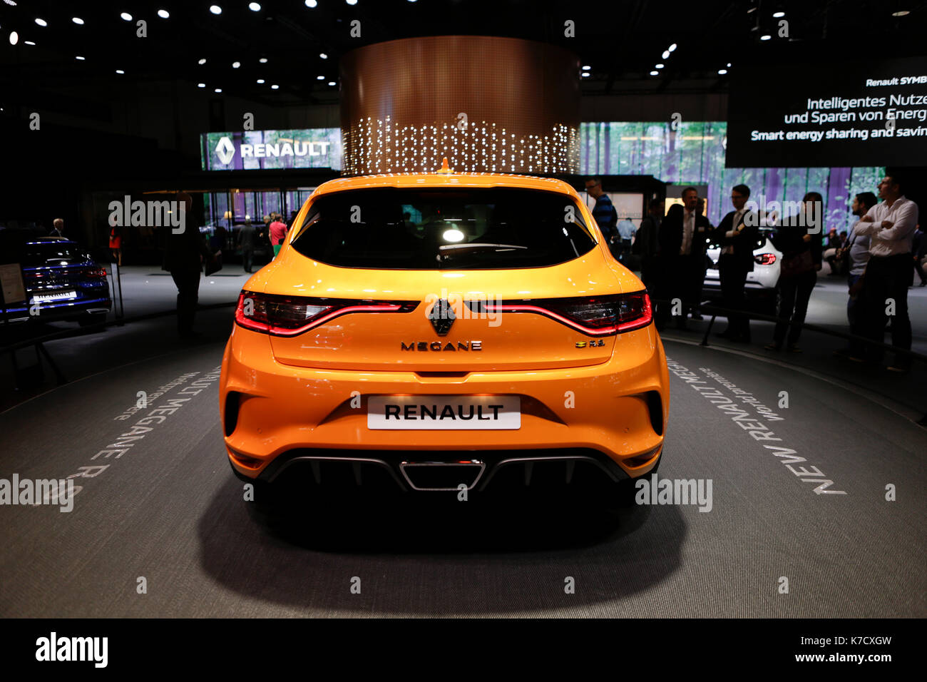 Brussels, Belgium, Jan 2019: Renault Megane IV Grandtour, Brussels Motor  Show, 4th gen, CMF-CD platform, combi station wagon car produced by Renault  Stock Photo - Alamy