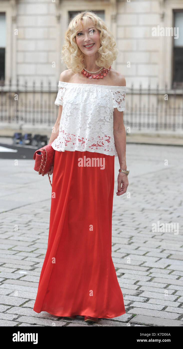 Photo Must Be Credited ©Alpha Press 080001 07/06/2016 Basia Briggs at the Royal Academy of Arts Summer Exhibition 2016 VIP Preview at the Royal Academy in London Stock Photo