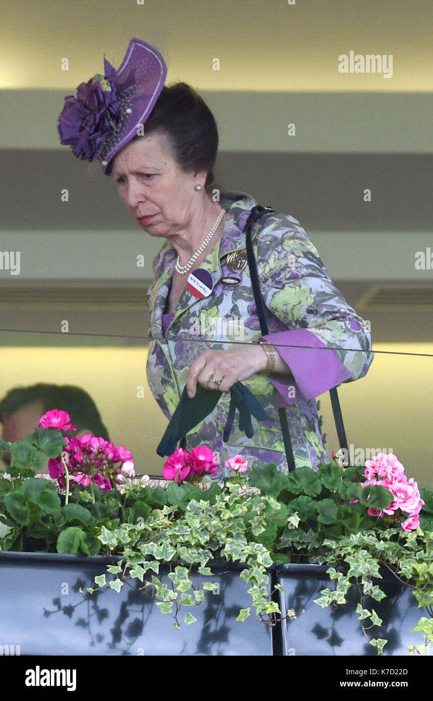 Photo Must Be Credited ©Alpha Press 079965 15/06/2016 Princess Anne at Royal Ascot 2016 at Ascot Racecourse in Ascot, Berkshire. Stock Photo