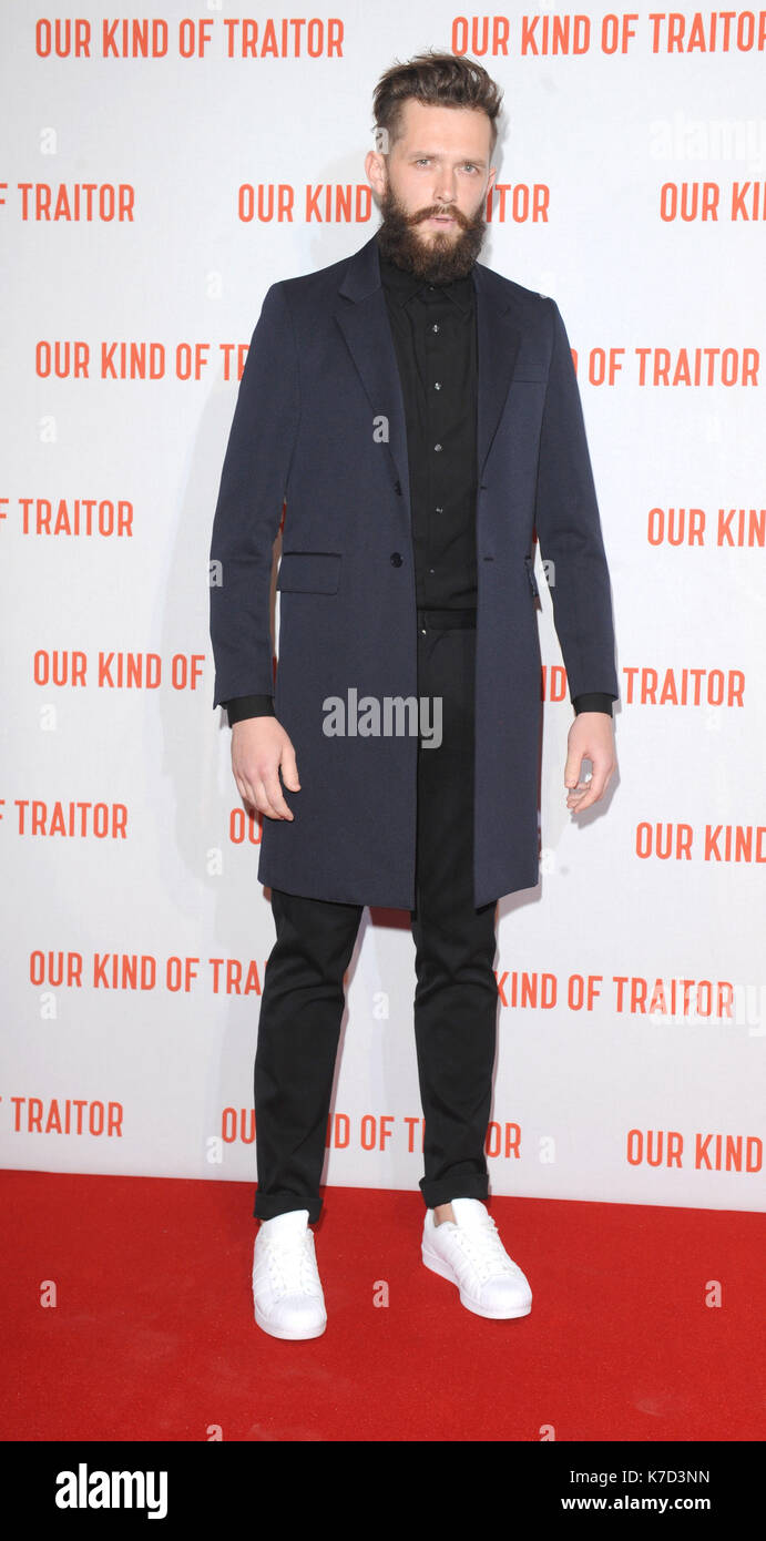 Photo Must Be Credited ©Kate Green/Alpha Press 079965 05/05/2016 Grigoriy Dobrygin  Our Kind Of Traitor UK Premiere The Washington Hotel London Stock Photo