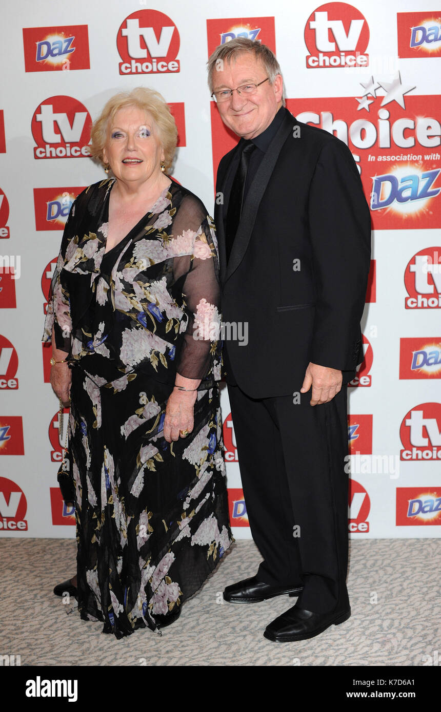 Photo Must Be Credited ©Alpha Press 076661 10/09/12  Chris Steele and Denise Robertson at The TV Choice Awards 2012 at The Dorchester Hotel in London. Stock Photo