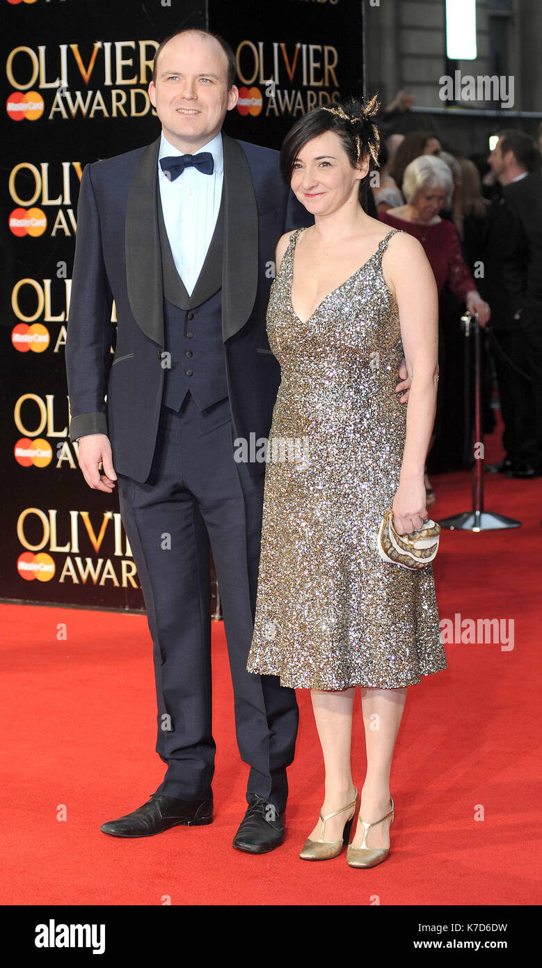 Photo Must Be Credited ©Alpha Press 078237 03/04/2016 Pandora Colin and Rory  Kinnear The Olivier Awards 2016 at the Royal Opera House London Stock Photo  - Alamy