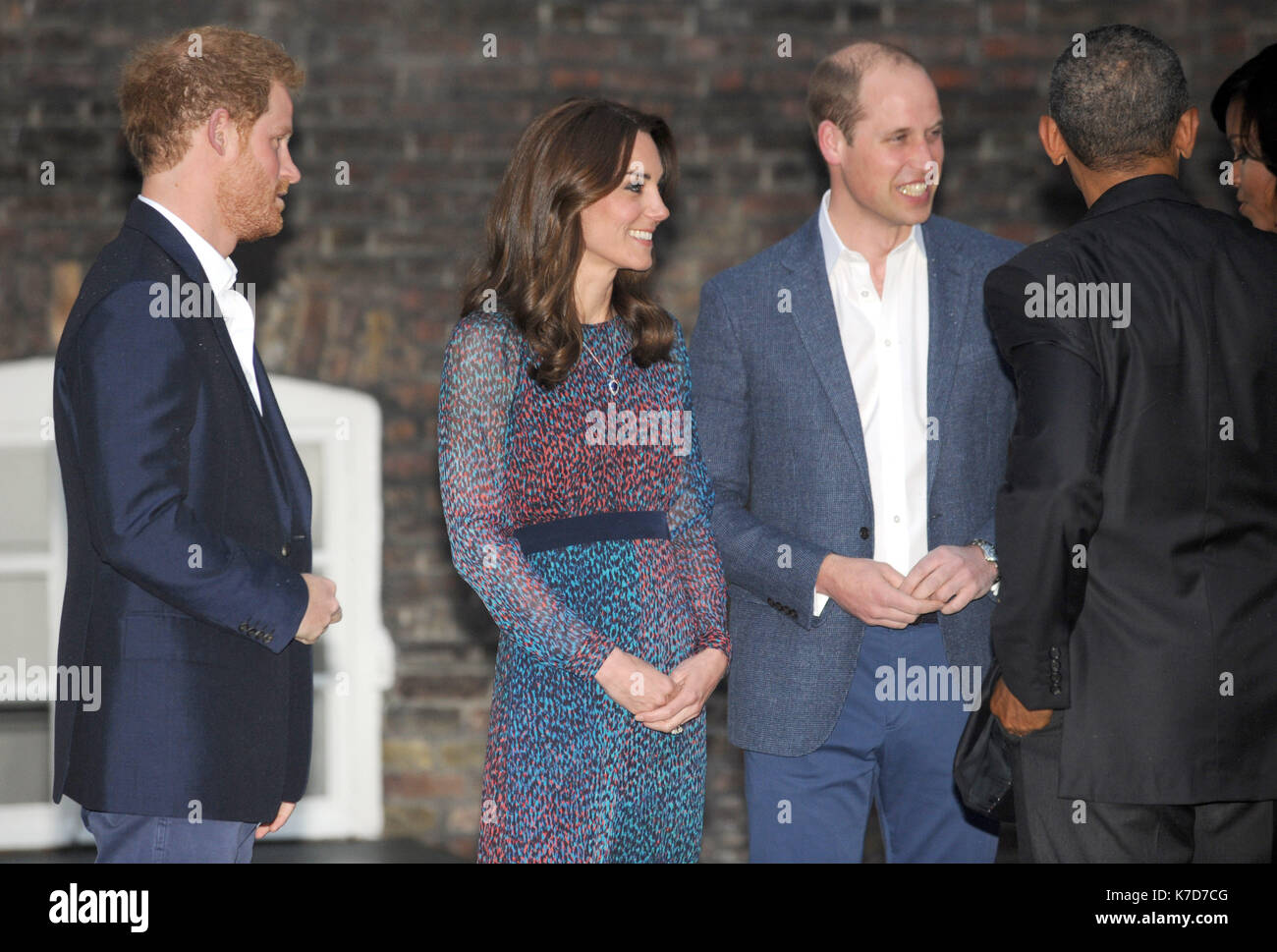 Prince william kate middleton dinner hires stock photography and