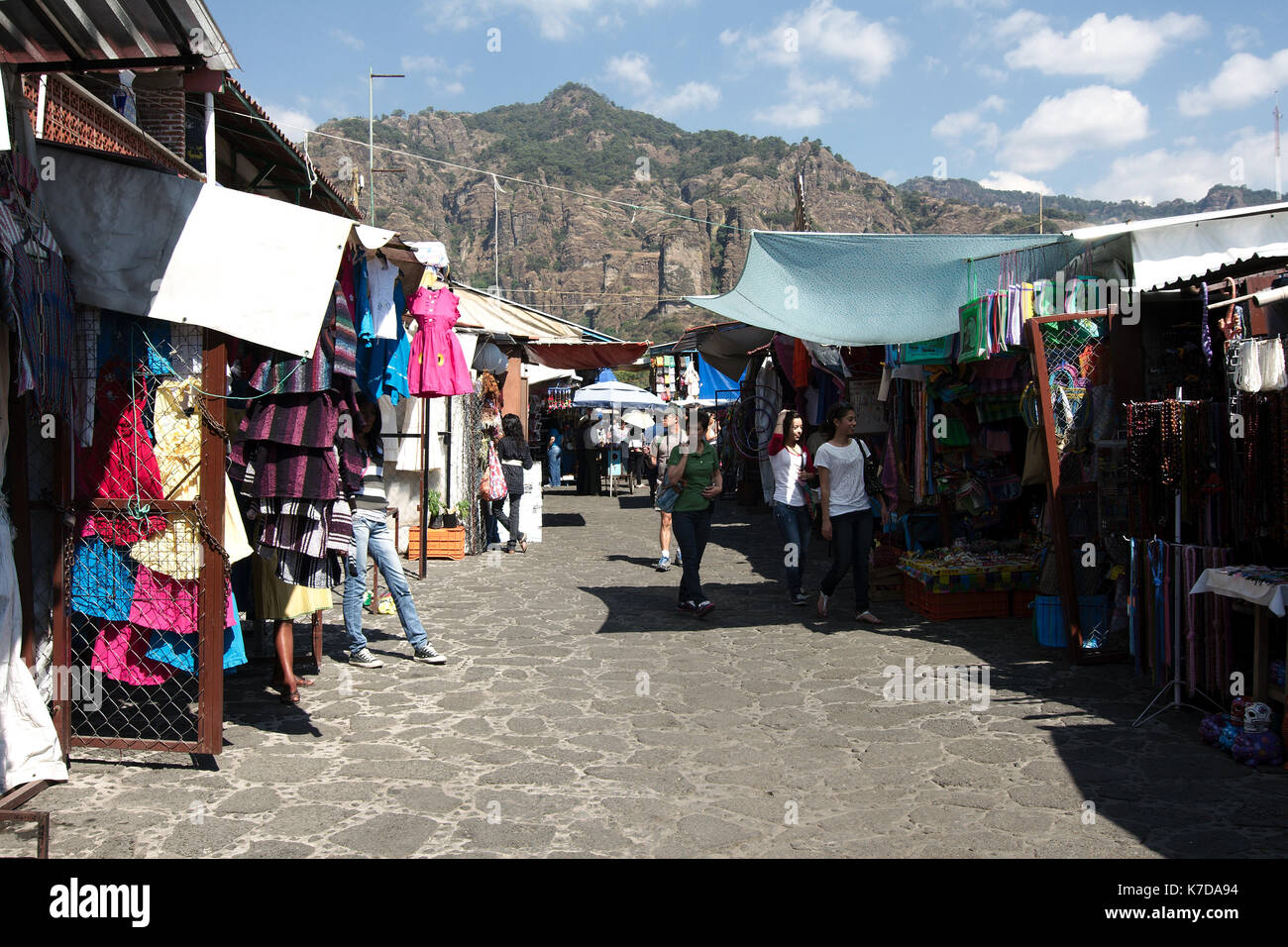 Tepoztlan, Morelos, Mexico 2013 The weekend folkloric market is one