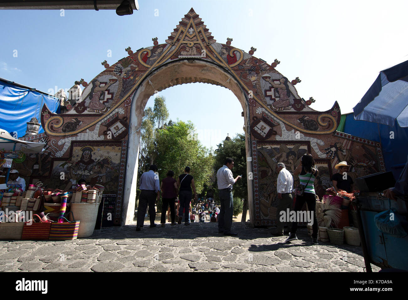 Tepoztlan, Morelos, Mexico 2013 The weekend folkloric market is one