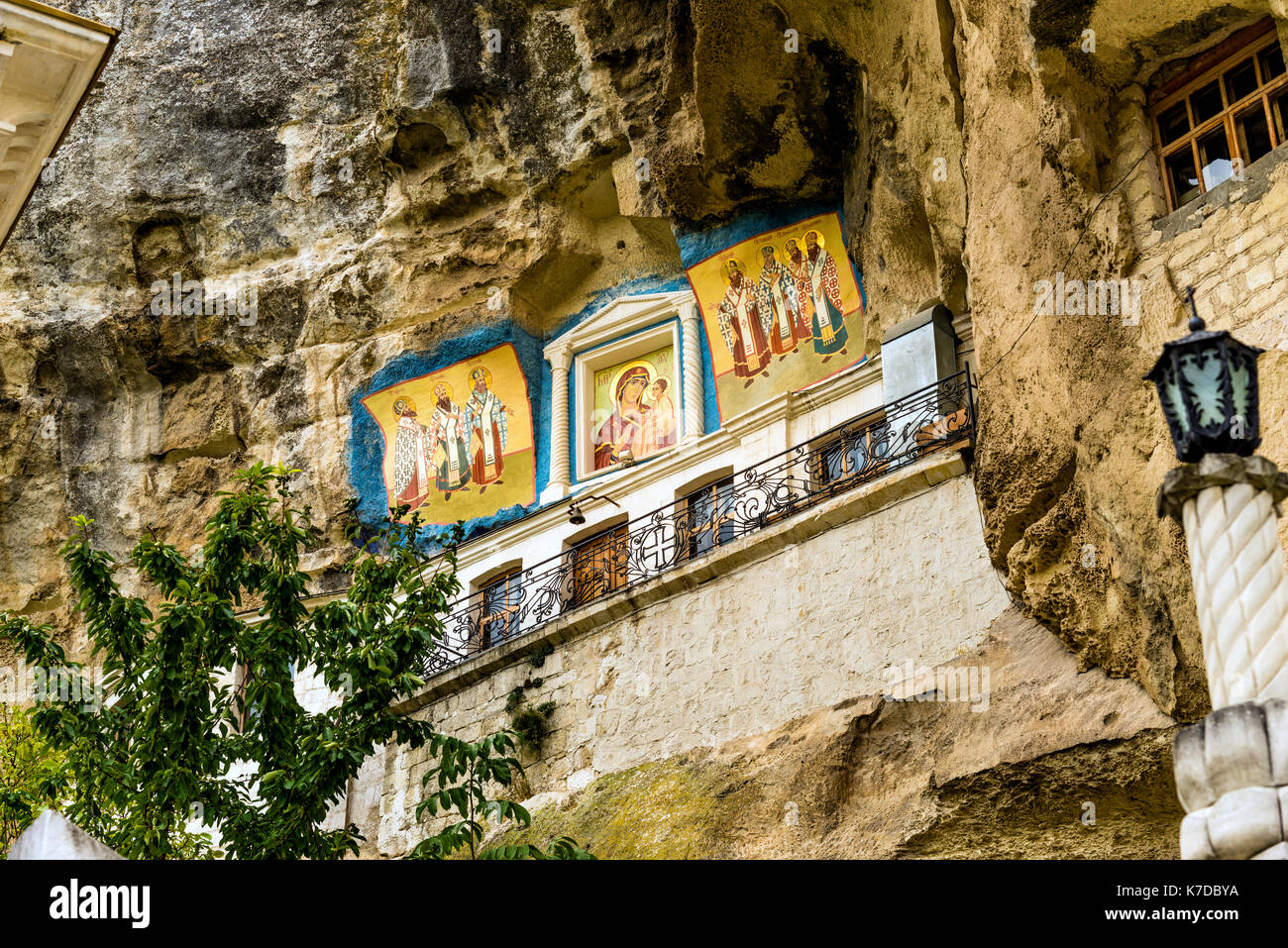 Russian orthodox icons in monastery hi-res stock photography and images ...