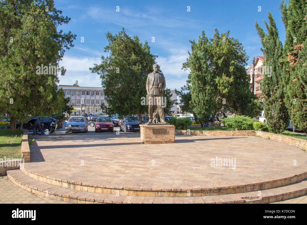 Monument in Veles city Macedonia Stock Photo - Alamy