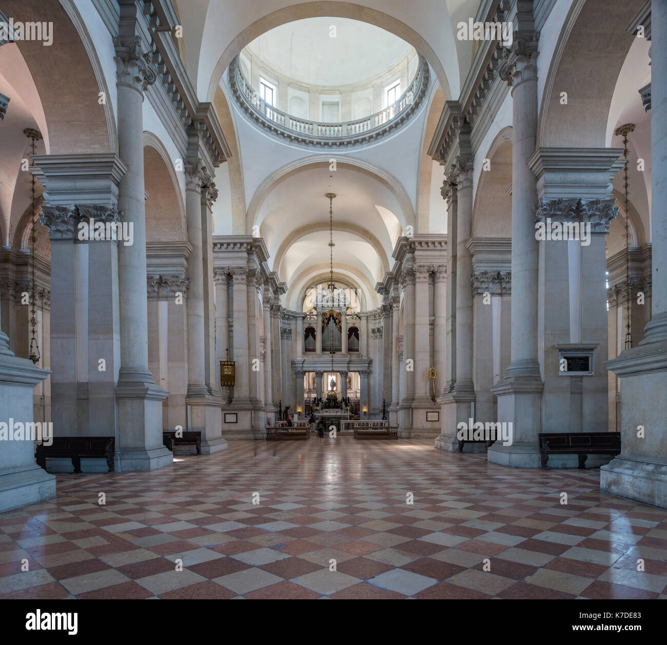 Church of San Giorgio, interior, San Giorgio Maggiore, Venice, Venice, Veneto, Italy Stock Photo