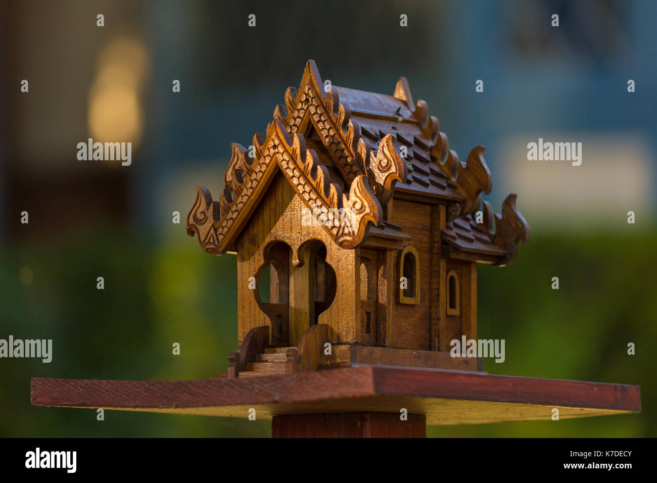 Asian Birdhouse Stock Photo