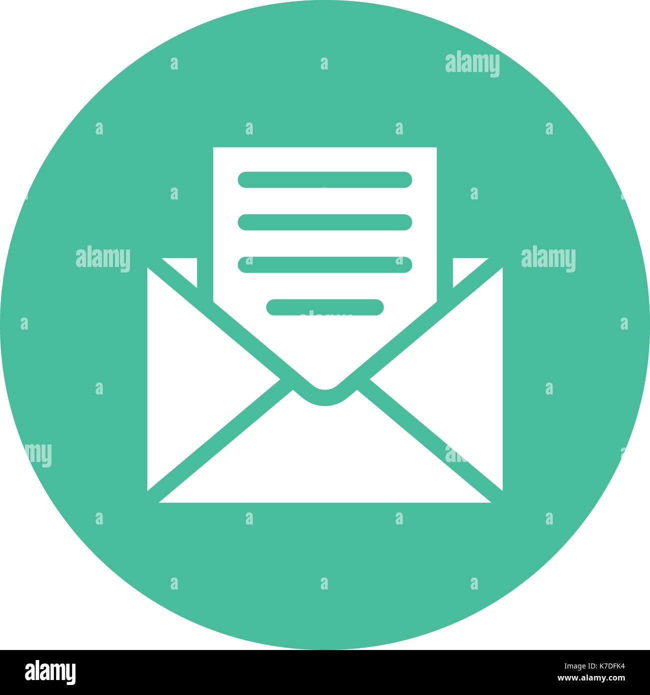 Newsletter Icon Stock Vector Image Art Alamy