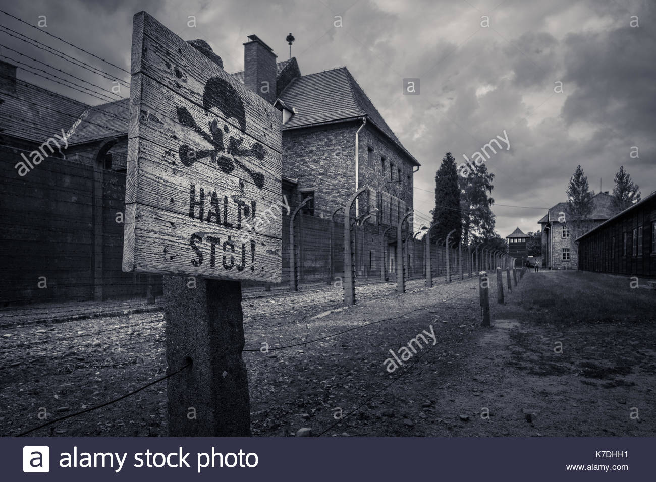 Auschwitz Poland August 22 2017 Museum Auschwitz Holocaust